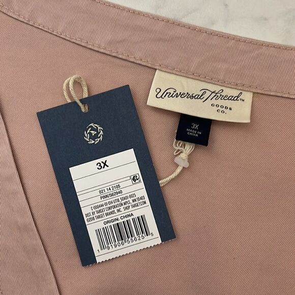 Universal Thread Zip Front Utility Dress 4X NWT - Picture 6 of 7